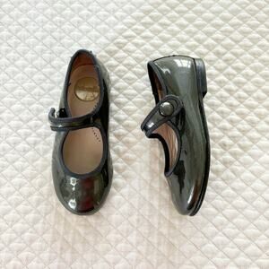 Beberlis Patent Flats with Sparkly Heel, Size 24 (8)